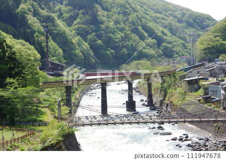 大糸線7號下姬川大橋 111947678