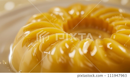 Mango Panna Cotta 111947963