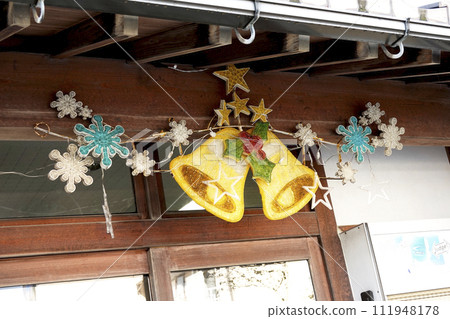 日本老房子聖誕展示 日本老房子聖誕展示 111948178