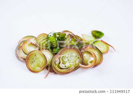 sliced ginger sliced ginger 111949517