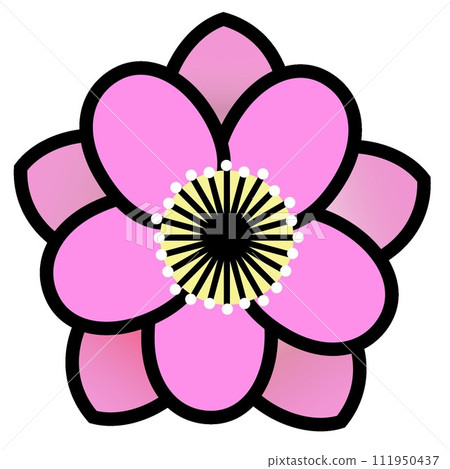 桃花雙花圖解 111950437