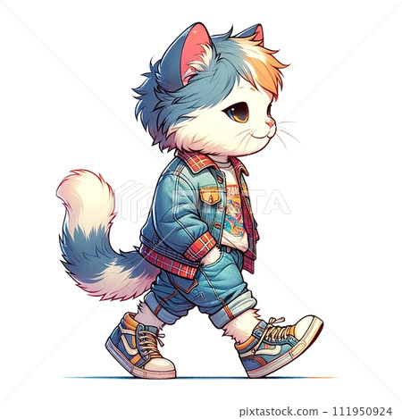 貓穿著衣服 111950924