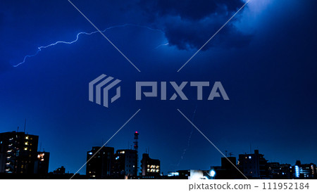 The sky after lightning strikes The sky after lightning strikes 111952184