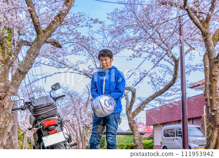 櫻花樹隧道自行車遊覽靜岡縣伊東市八幡野 111953942