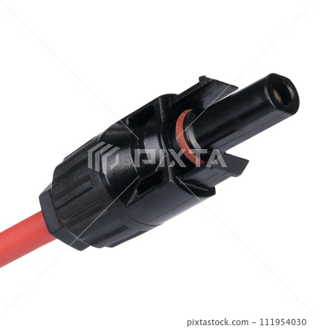 Modern Solar Panel MC4 Famale Connector. Modern Solar Panel MC4 Famale Connector. 111954030