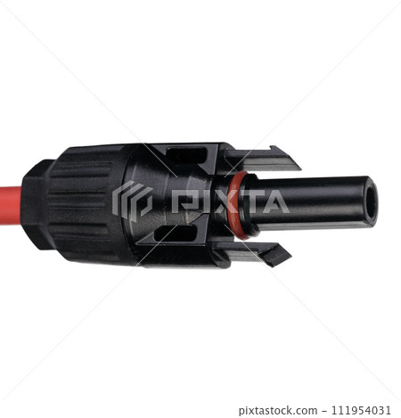 Solar Panel MC4 Connector Detail. Male plug 111954031
