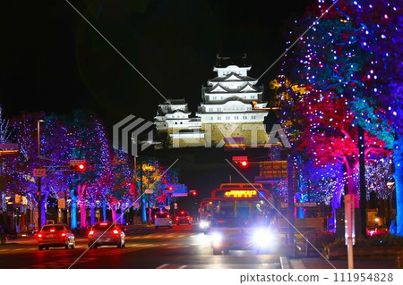 Himeji Otemae Street Illumination Himeji Otemae Street Illumination 111954828