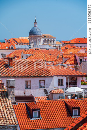 Townscape of Dubrovnik from the City Walls Townscape of Dubrovnik from the City Walls 111956272