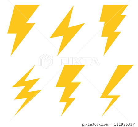 lightning icon 111956337