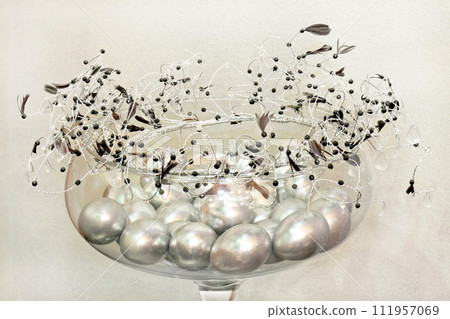 Eggs in glass Eggs in glass 111957069