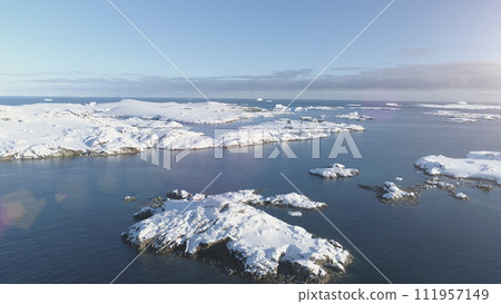 Antarctica Polar Ocean Seascape Aerial Flight View. North Antarctic Open Water Glacier Landscape Island Overview. Climate Change at Nature Coast Timelapse Drone Footage Shot in 4K (UHD) Antarctica Polar Ocean Seascape Aerial Flight View. North Antarctic Open Water Glacier Landscape Island Overview. Climate Change at Nature Coast Timelapse Drone Footage Shot in 4K (UHD) 111957149