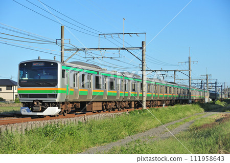 高崎線 行田熊谷 JR 東日本 E231 系列 1000 系列 S-26 編組(國府) 高崎線 行田熊谷 JR 東日本 E231 系列 1000 系列 S-26 編組(國府) 111958643