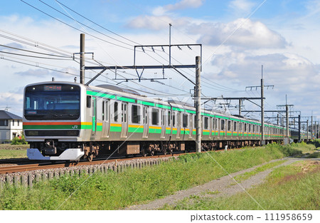 Takasaki Line Gyoda-Kumagaya JR East E231 series 1000 series S-10 formation (Kokufutsu) Takasaki Line Gyoda-Kumagaya JR East E231 series 1000 series S-10 formation (Kokufutsu) 111958659