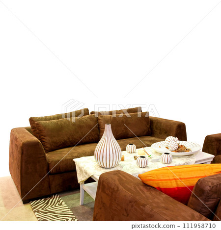Leather living room 111958710