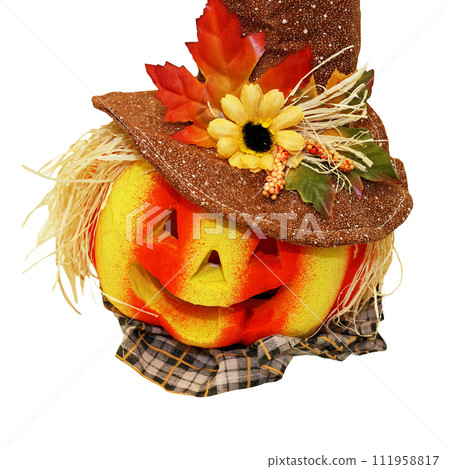 Halloween pumpkin detail Halloween pumpkin detail 111958817