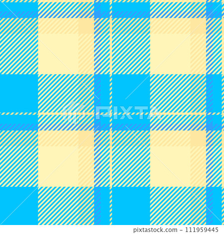 Textile design of textured plaid. Checkered fabric pattern swatch for shirt, dress, suit, wrapping paper print, invitation and gift card. Textile design of textured plaid. Checkered fabric pattern swatch for shirt, dress, suit, wrapping paper print, invitation and gift card. 111959445