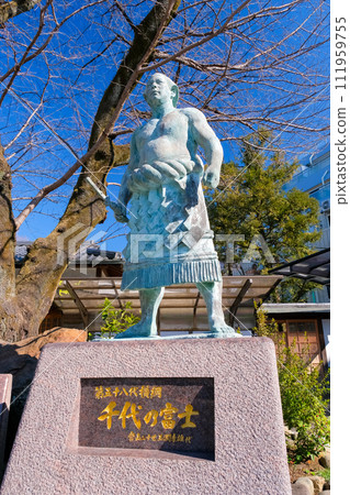 東京台東區玉林寺千代富士雕像 111959755