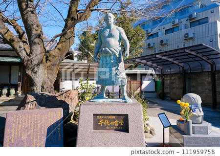 東京台東區玉林寺千代富士雕像 東京台東區玉林寺千代富士雕像 111959758