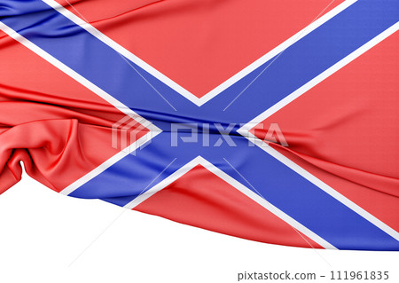 Isolated Flag of Novorossiya. 3D Rendering Isolated Flag of Novorossiya. 3D Rendering 111961835