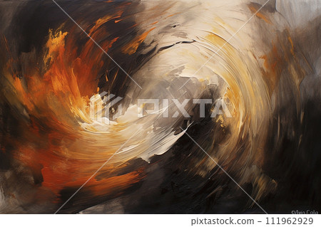 An Abstract Painting Capturing Dynamic movement An Abstract Painting Capturing Dynamic movement 111962929