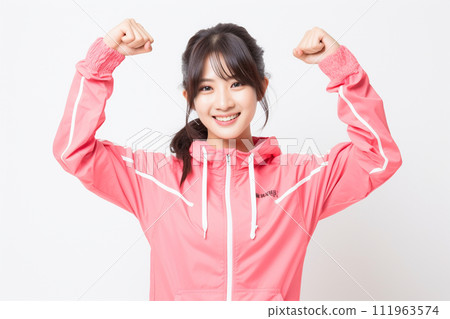 一個擺出腸道的女人 111963574