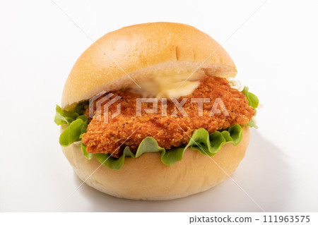 辣雞肉漢堡 111963575