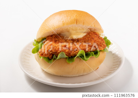 辣雞肉漢堡 辣雞肉漢堡 111963576