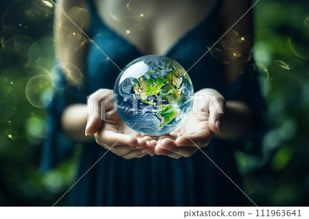 保護地球環保形象 保護地球環保形象 111963641