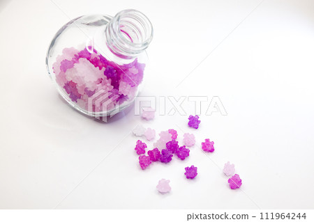 Konpeito in a glass bottle 111964244