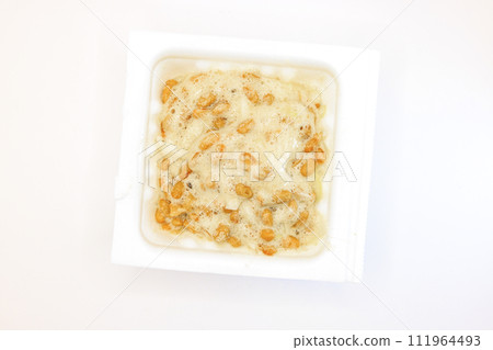 Natto in a container Natto in a container 111964493