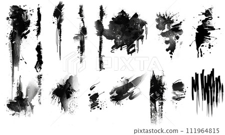 畫筆觸摸 畫筆畫筆 強烈的畫筆觸摸 產生人工智慧 111964815