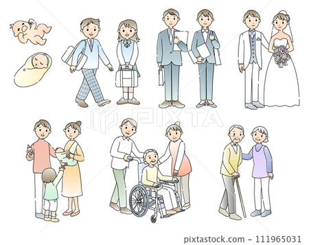 人生里程碑的插圖集 111965031