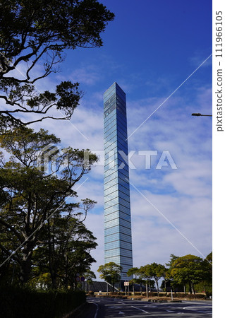 Chiba Port Tower daytime view Chiba Port Tower daytime view 111966105
