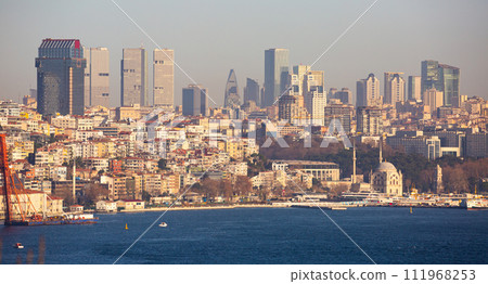 Istanbul cityscape across Golden Horn and Bosphorus 111968253