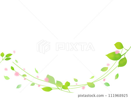 葉子的彎曲框架 111968925