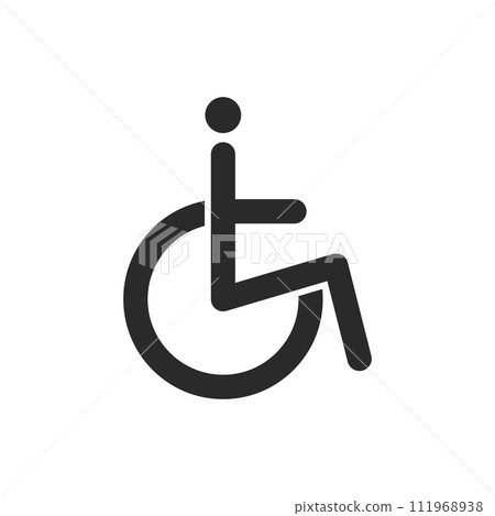 Disability icon vector Disability icon vector 111968938
