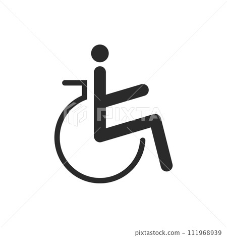 Disability icon vector Disability icon vector 111968939