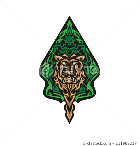 gunungan wayang icon vector concept design  template 111969217