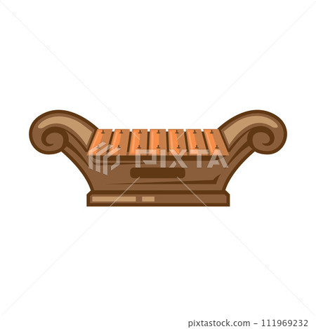 Javanese gamelan musical instruments icon vector element design template Javanese gamelan musical instruments icon vector element design template 111969232