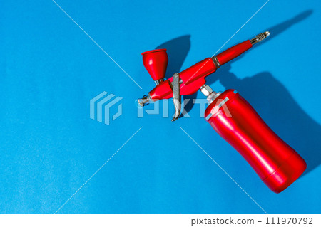 Plastic model painting airbrush 111970792