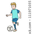 踢橄欖球的男孩 111971035