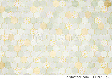 復古幾何圖案_復古蜂巢背景 111971342