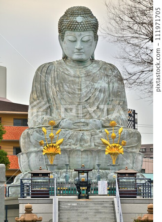 "Hyogo Great Buddha" in a residential area Tendai sect Tendai sect Nofukuji Temple "Hyogo Great Buddha" in a residential area Tendai sect Tendai sect Nofukuji Temple 111971705