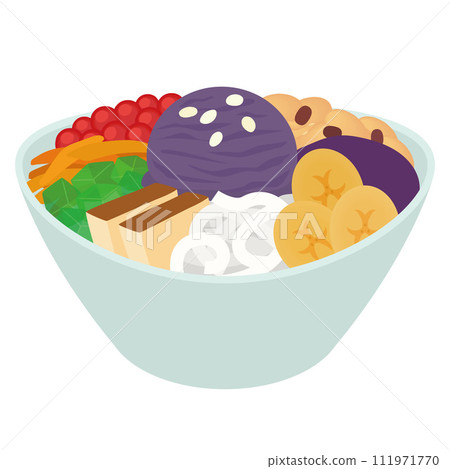 Halo-halo illustration 111971770