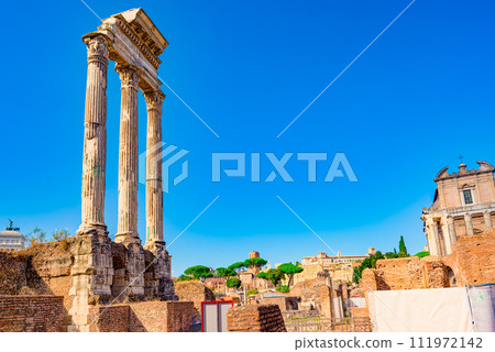 Roman Forum. Ancient, beautiful, incredible Rome. Roman Forum. Ancient, beautiful, incredible Rome. 111972142