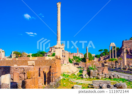 Roman Forum. Ancient, beautiful, incredible Rome. 111972144