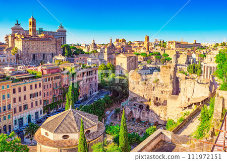 Roman Forum. Ancient, beautiful, incredible Rome. Roman Forum. Ancient, beautiful, incredible Rome. 111972151