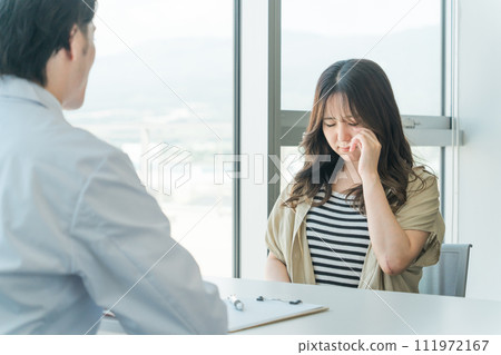被診斷為疾病（疾病、預期壽命、癌症、流產）的女性患者 111972167