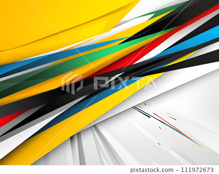 Abstract art that emits the vivid energy of the Olympics Abstract art that emits the vivid energy of the Olympics 111972673