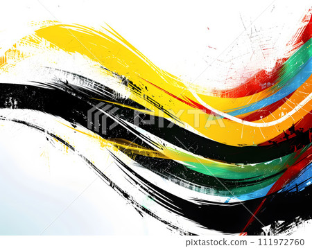 Abstract art that emits the vivid energy of the Olympics Abstract art that emits the vivid energy of the Olympics 111972760